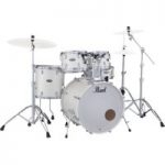 Pearl Decade Maple 22 Am Fusion W/ Hardware Pack White Satin Pearl