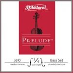 DAddario Prelude Bass 3/4 Scale Medium Tension Set