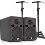 JBL LSR6325P Bi-Amplified Studio Monitor Pair with Stands