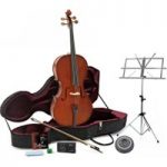 Student Plus 1/2 Size Cello with Case + Beginner Pack