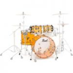 Pearl Crystal Beat 22 Am. Fusion 4 Pc Shell Pack Tangerine Glass