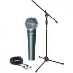 Shure Beta 58A with Boom Mic Stand and 6m Cable