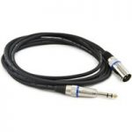 XLR (M) – Stereo Jack Cable 3m