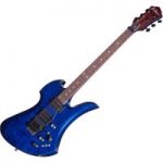 BC Rich Mockingbird MK7 Guitar with Floyd Rose Trans Cobalt Blue