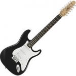 LA Deluxe 12 String Electric Guitar by Gear4music