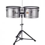 Pearl Banda Steel Timbales with Stand