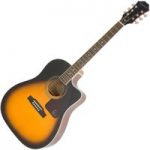 Epiphone AJ-220SCE Electro-Acoustic Guitar Vintage Sunburst