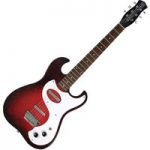 Danelectro 63 Double Cutaway Electric Guitar Red Sparkle Burst