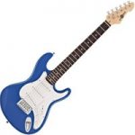 3/4 LA Electric Guitar by Gear4music Blue