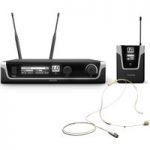 LD Systems 506 BPHH Wireless System With Bodypack and Headset Beige