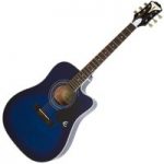 Epiphone Pro-1 ULTRA Electro-Acoustic Guitar for Beginners Blue