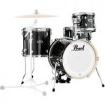 Pearl Midtown 4 Piece Compact Shell Pack Black Gold Sparkle