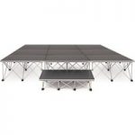 3m x 3m Portable Stage Kit by Gear4music 40cm