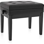 Deluxe Piano Stool with Storage by Gear4music