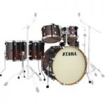 Tama Silverstar Custom 22″ 6pc Shell Pack Dark Mocha Fade