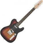 Knoxville Deluxe 12 String Electric Guitar by Gear4music Sunburst