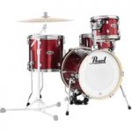 Pearl Midtown 4 Piece Compact Shell Pack Black Cherry Glitter
