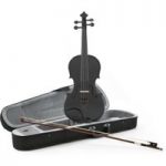Student 4/4 Violin Black by Gear4music