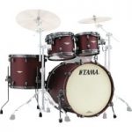 Tama Starclassic Bubinga 22″ 4pc Shell Pack Flat Burgundy Metallic