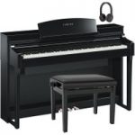 Yamaha Clavinova CSP 170 Digital Piano Pack Polished Ebony