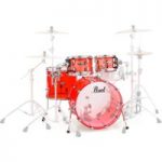 Pearl Crystal Beat 22 American Fusion 4 Piece Shell Pack Ruby Red