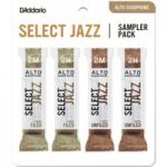 DAddario Select Jazz Alto Sax Reed Sampler Pack 2M 2H