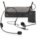 Single Lavalier and Headset Wireless Microphone System by Gear4music