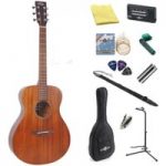 Vintage V300 Acoustic Guitar Mahogany + Perfect Ten Pack