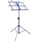 Music Stand with Carry Bag by Gear4music Blue