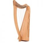 19 String Harp with Levers by Gear4music