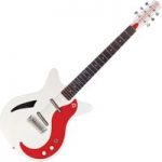 Danelectro DC59M Spruce Electric Guitar White Pearl/Red