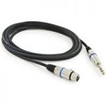 XLR (F) – Stereo Jack Cable 3m