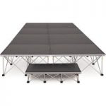 2m x 4m Portable Stage Kit by Gear4music 40cm