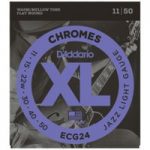 DAddario ECG24 XL Flatwound Chromes Jazz Light 11-50