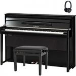 Yamaha NU1X Avantgrand Hybrid Digital Piano Package Polished Ebony