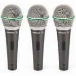 Samson Q6 CL Dynamic Microphone 3-Pack