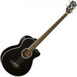 Washburn AB5B Electro Acoustic Bass Guitar Gloss Black