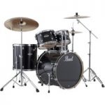 Pearl Export EXX 22 Am. Fusion Drums Jet Black