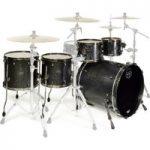 Mapex Saturn V Exotic 22 Sub Wave Twin Shell Pack Flat Black Maple