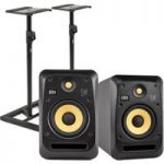 KRK V6S4 Studio Monitor with Stands Pair