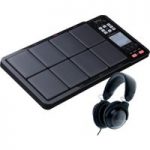 Roland Octapad Percussion Pad and Audio-Technica Headphones