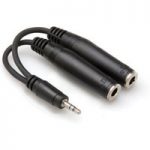 Hosa YMP-233 Y Cable 3.5mm TRS to Dual 1/4″ TRSF