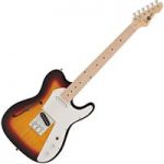 Knoxville Semi-Hollow Electric Guitar by Gear4music Sunburst