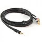 Planet Waves Dual RCA to Stereo Mini Jack Cable 5ft