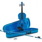 Student 4/4 Violin Blue by Gear4music
