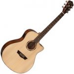 Washburn WLO10SCE Electro Acoustic Orchestra Cutaway Guitar Natural