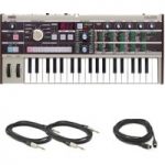 Korg microKORG Synthesizer With Free Jack & MIDI Cables 3m